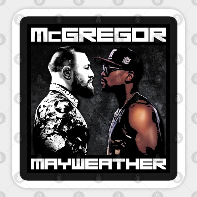 McGregor vs Mayweather - Mayweather Fan Sticker by KrazedKreations